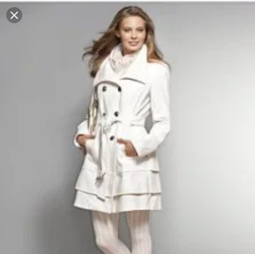 NY&C black peacoat NWT